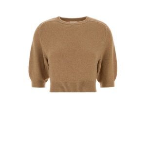Khaite Women Camel Wool Blend Lorelai Sweater